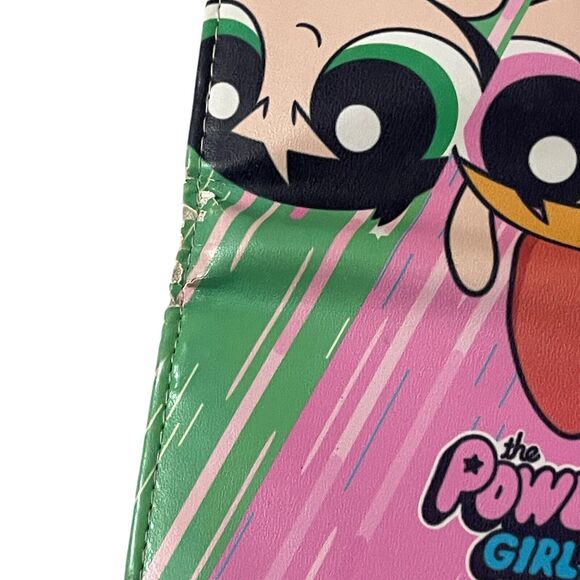 The Powerpuff Girls Long Wallet Action Pose Snap Closure Cartoon Network - Picture 5 of 9